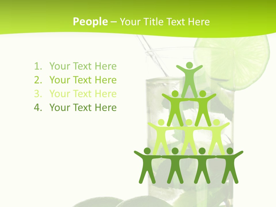 Rum White Group PowerPoint Template