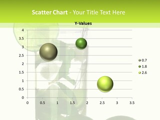 Glass White Green PowerPoint Template