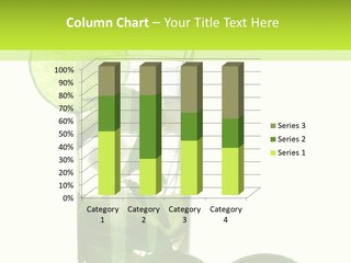 Glass White Green PowerPoint Template