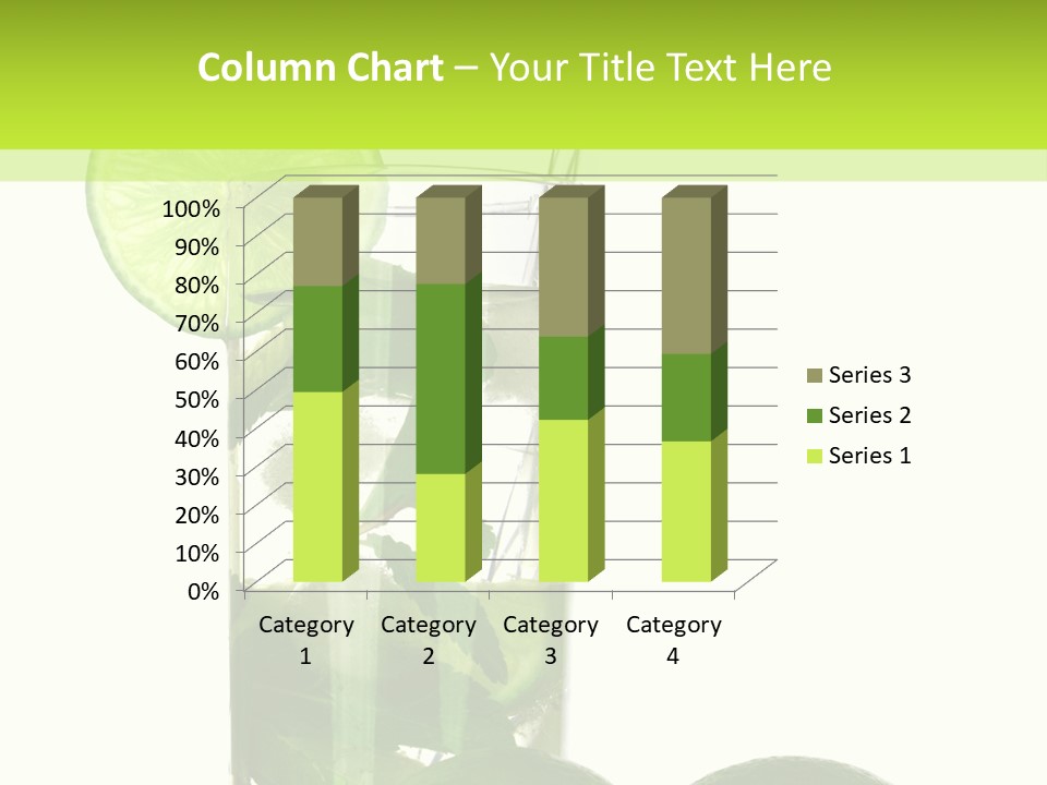 Glass White Green PowerPoint Template