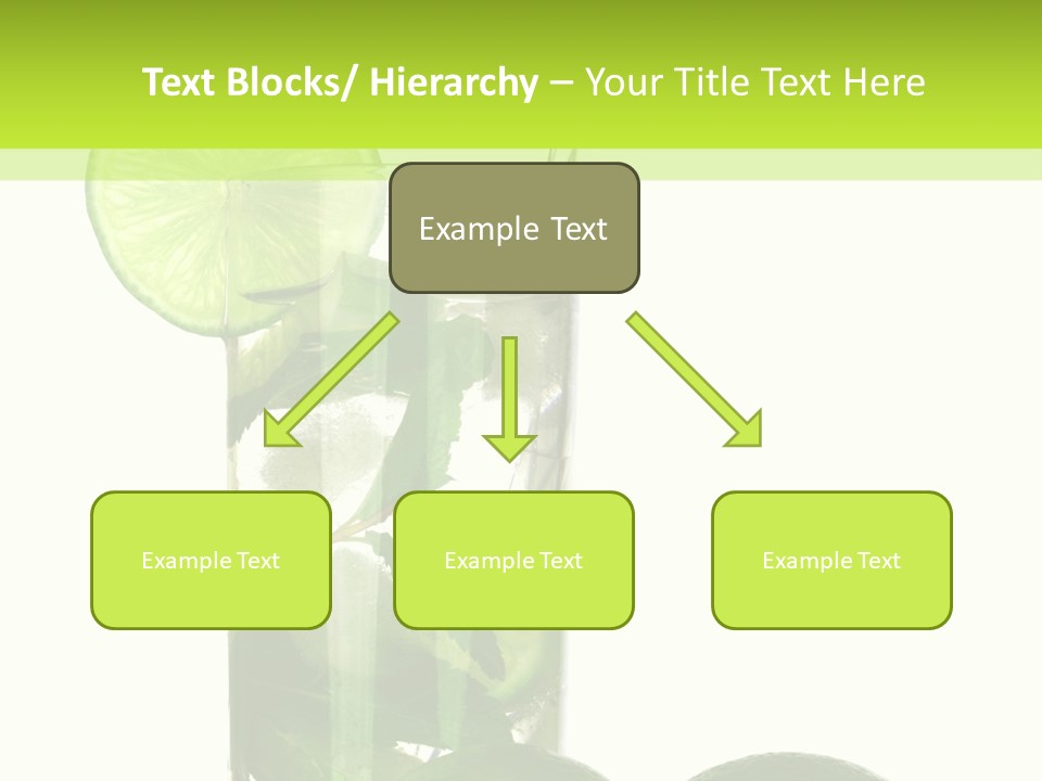Glass White Green PowerPoint Template