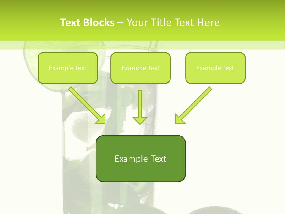 Glass White Green PowerPoint Template
