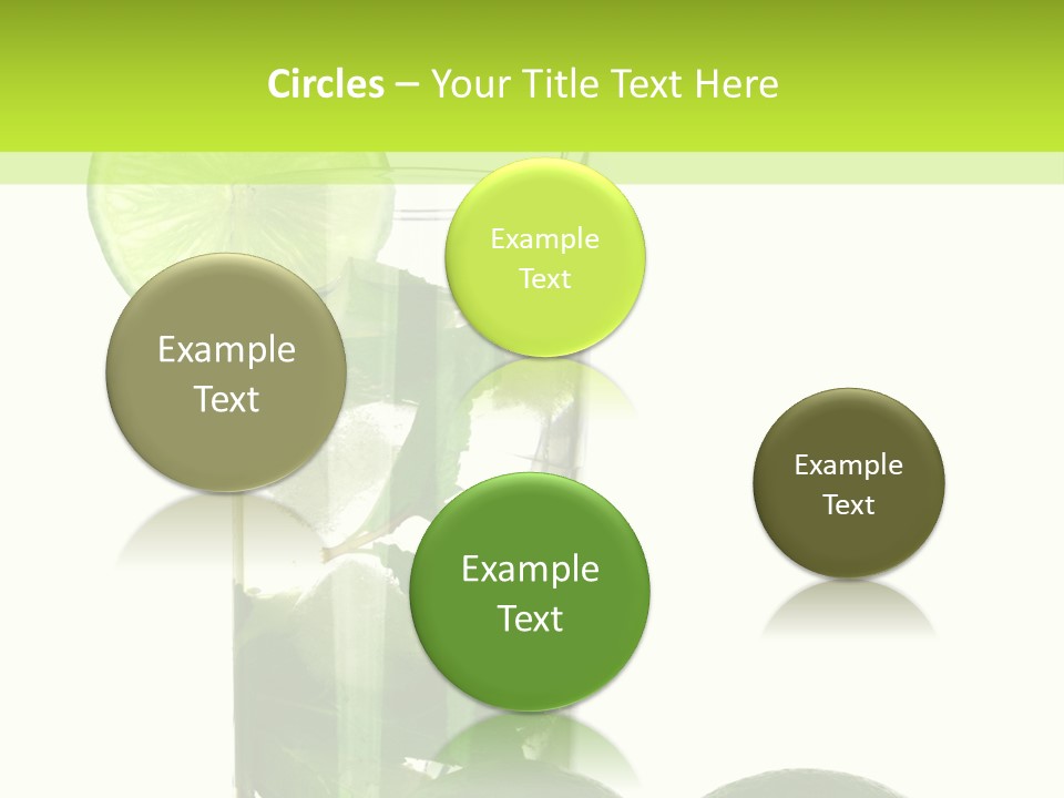Glass White Green PowerPoint Template