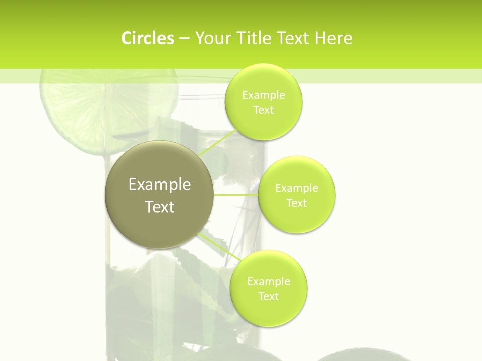 Glass White Green PowerPoint Template