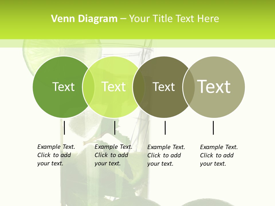 Glass White Green PowerPoint Template