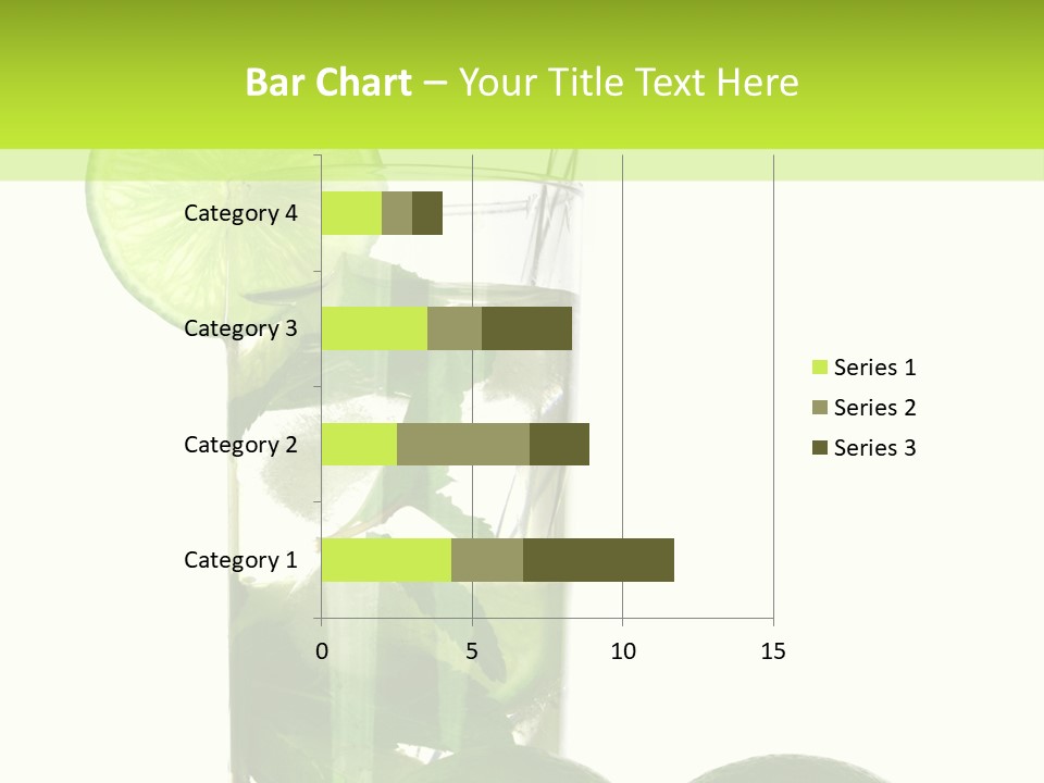Glass White Green PowerPoint Template