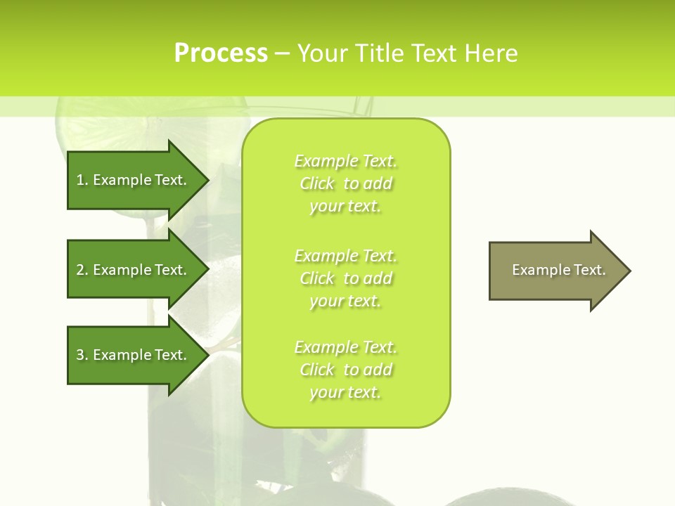 Glass White Green PowerPoint Template