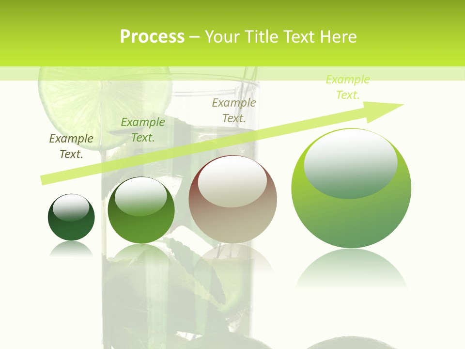 Glass White Green PowerPoint Template