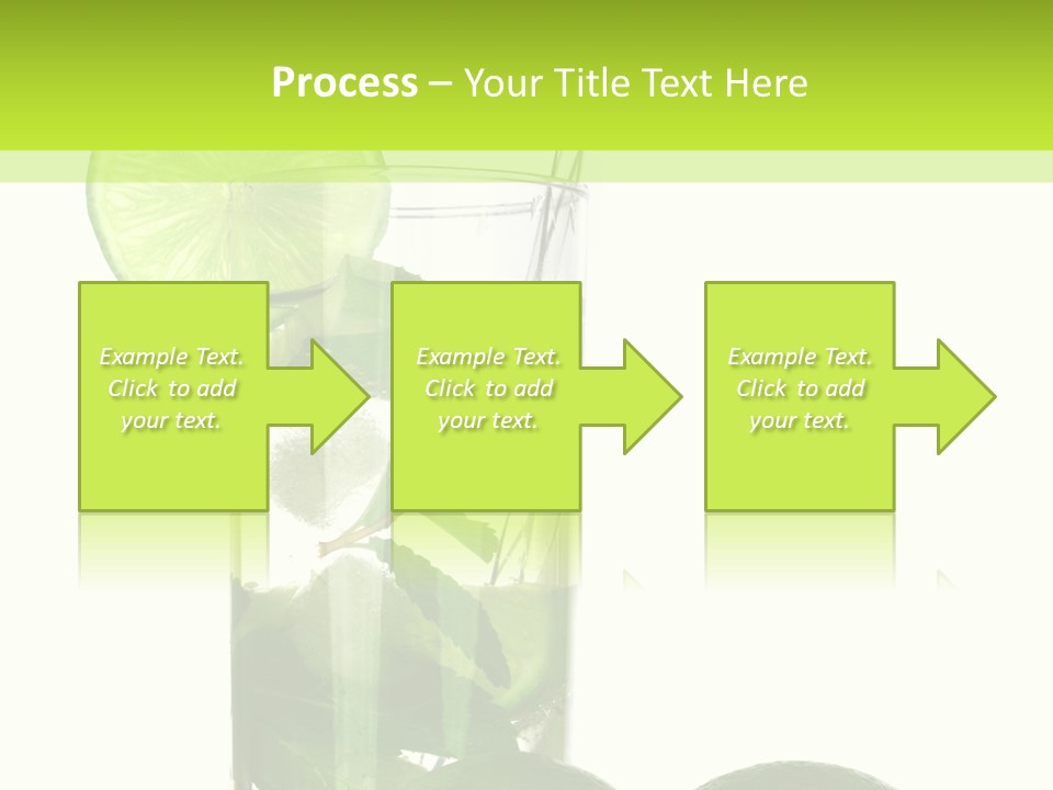 Glass White Green PowerPoint Template