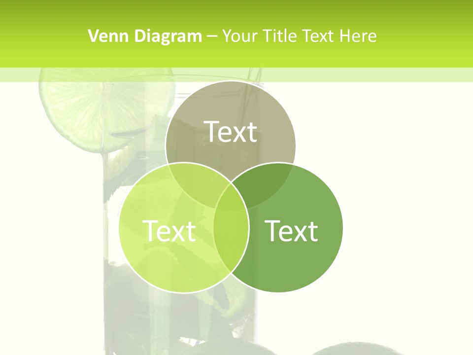 Glass White Green PowerPoint Template