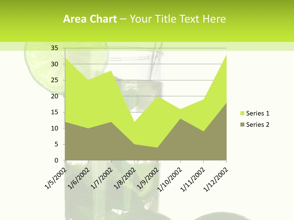 Glass White Green PowerPoint Template