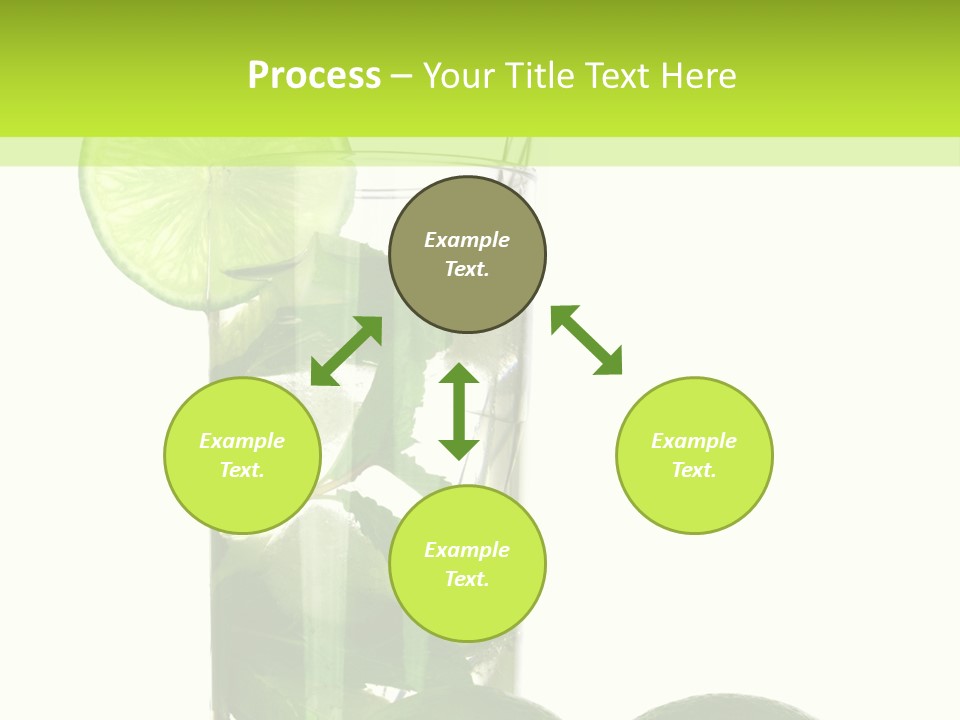 Glass White Green PowerPoint Template