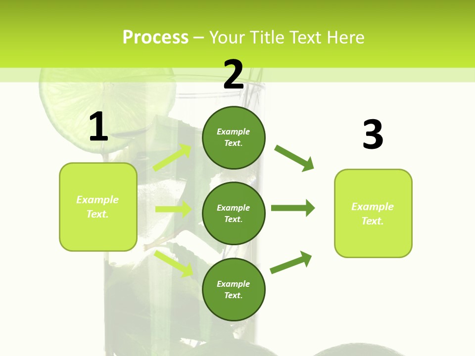 Glass White Green PowerPoint Template
