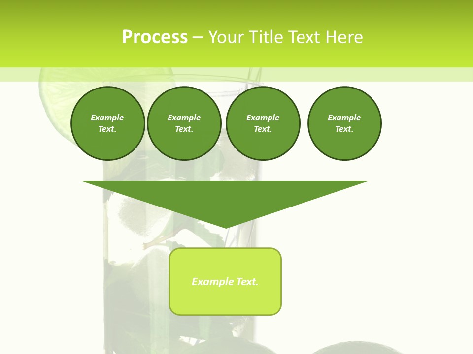 Glass White Green PowerPoint Template