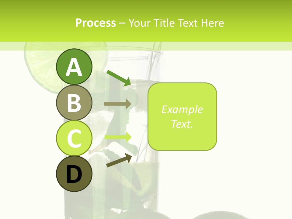 Glass White Green PowerPoint Template