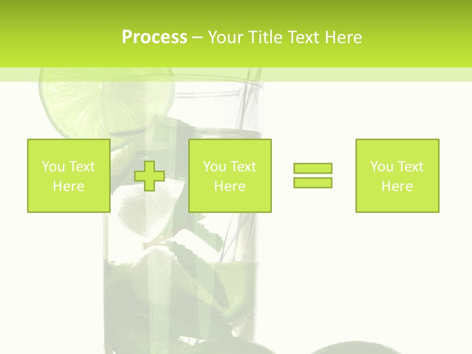 Glass White Green PowerPoint Template