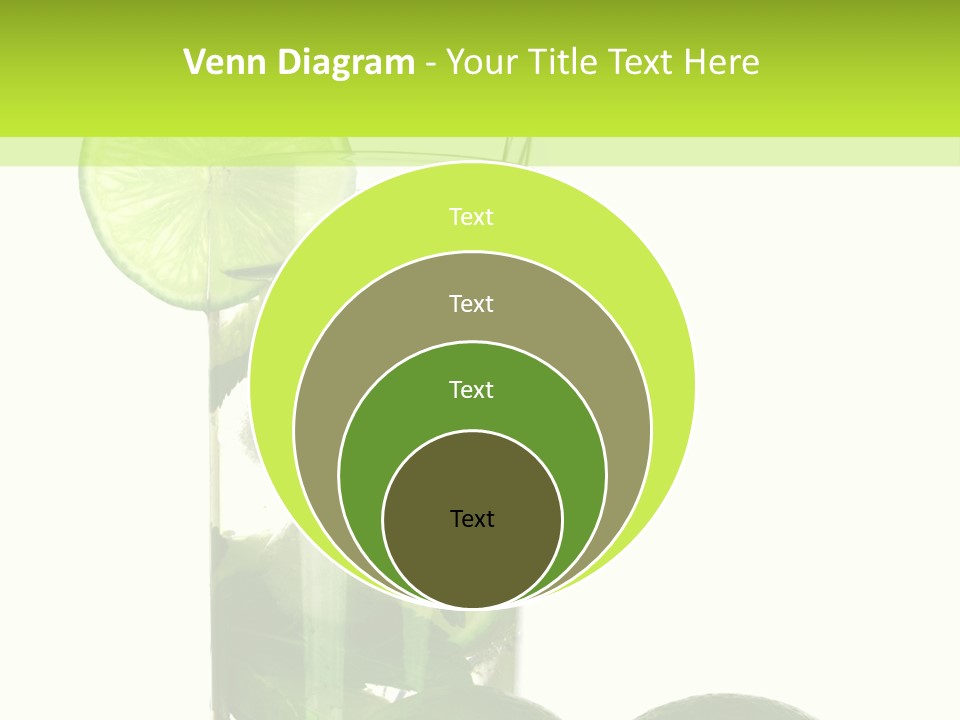 Glass White Green PowerPoint Template