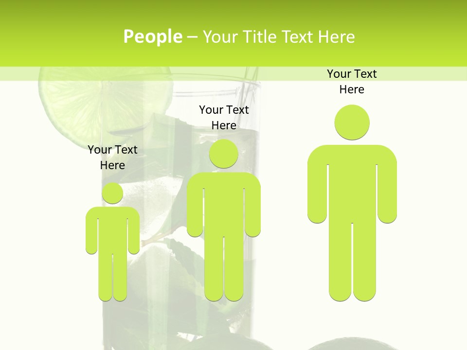 Glass White Green PowerPoint Template