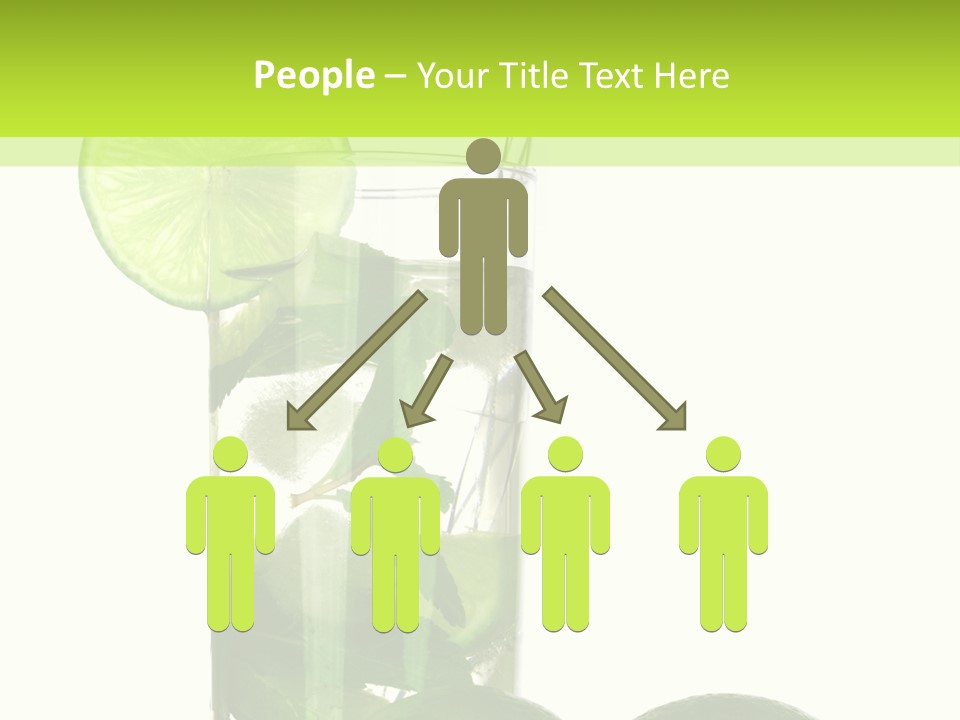 Glass White Green PowerPoint Template