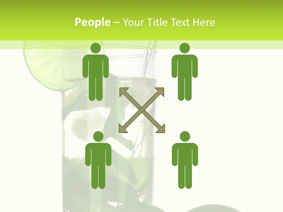 Glass White Green PowerPoint Template