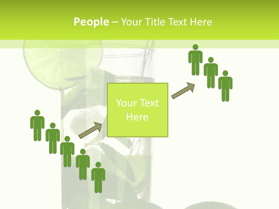 Glass White Green PowerPoint Template