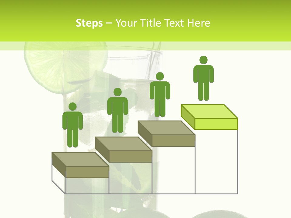 Glass White Green PowerPoint Template