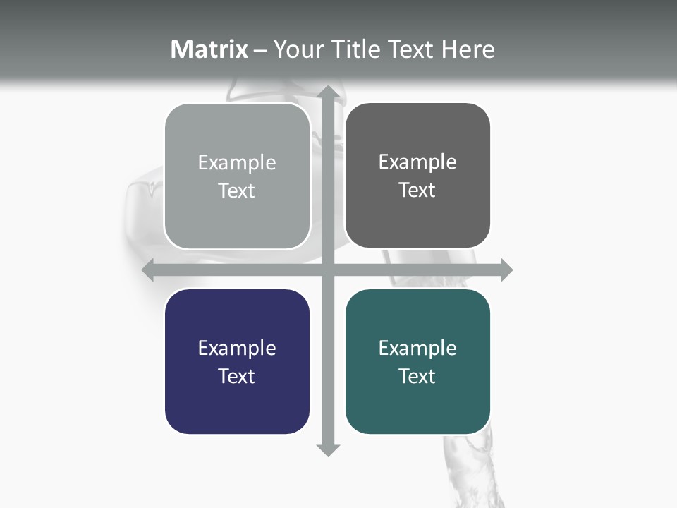 Shiny Metal Tap PowerPoint Template