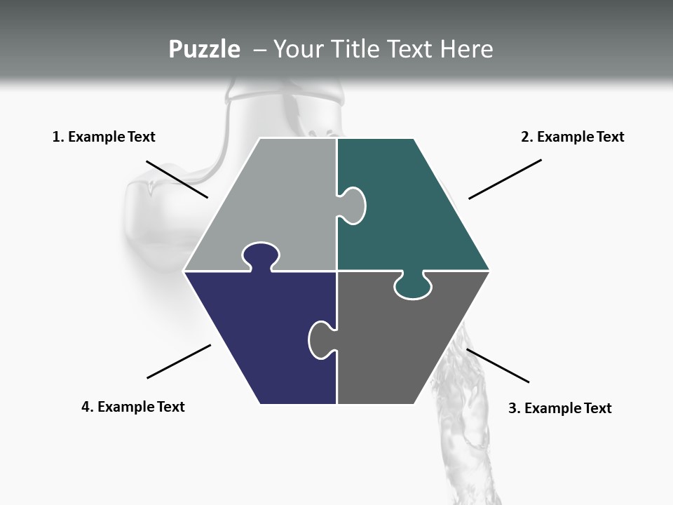 Shiny Metal Tap PowerPoint Template