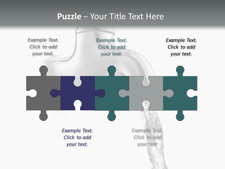 Shiny Metal Tap PowerPoint Template