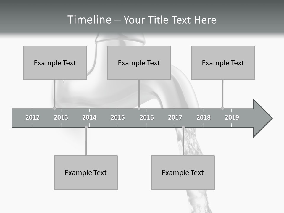 Shiny Metal Tap PowerPoint Template