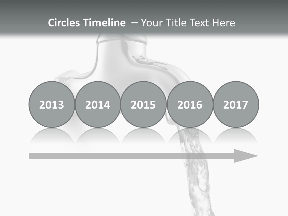 Shiny Metal Tap PowerPoint Template