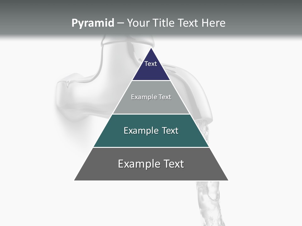 Shiny Metal Tap PowerPoint Template
