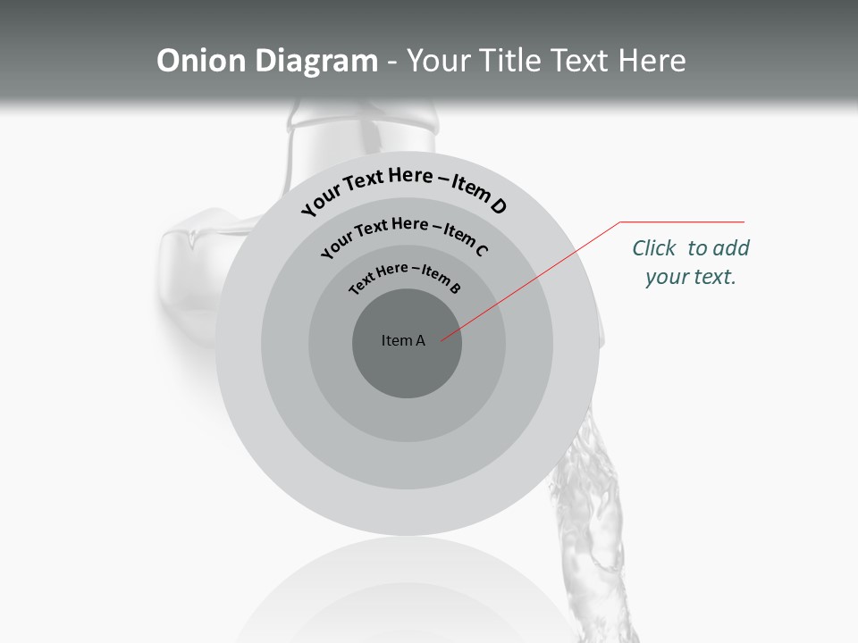 Shiny Metal Tap PowerPoint Template