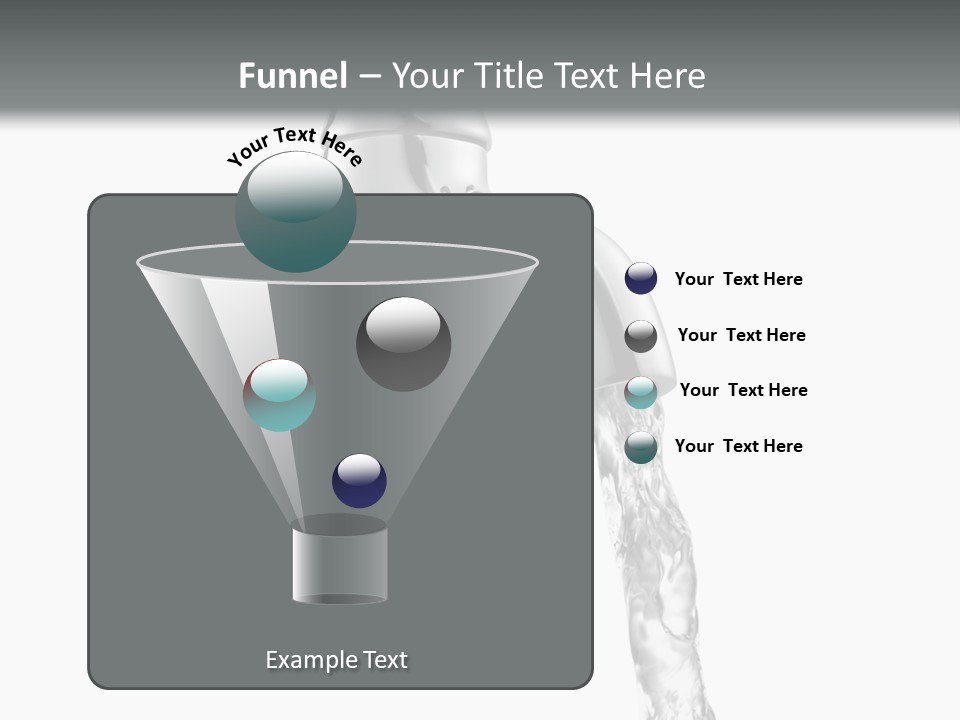 Shiny Metal Tap PowerPoint Template