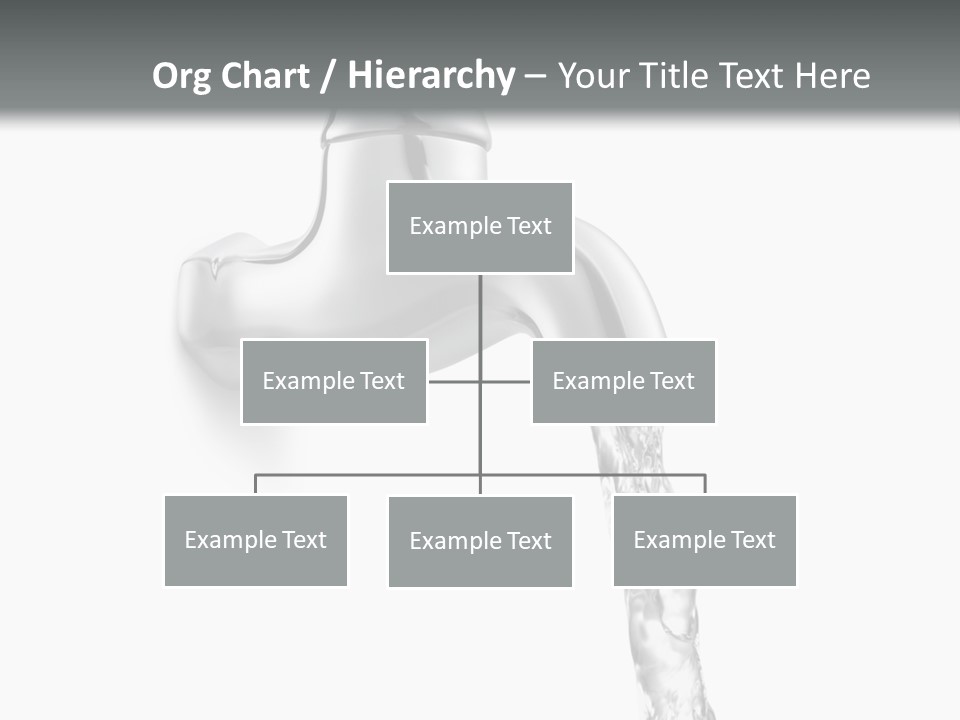 Shiny Metal Tap PowerPoint Template