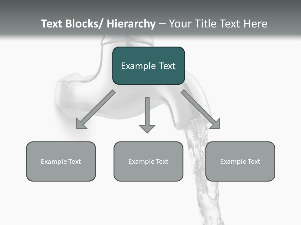 Shiny Metal Tap PowerPoint Template