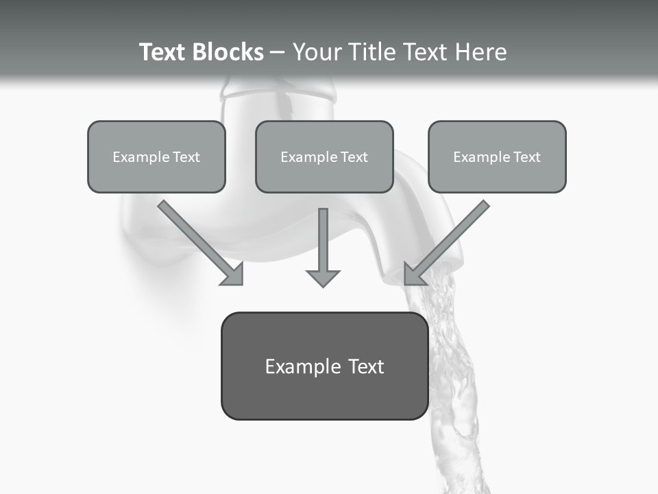 Shiny Metal Tap PowerPoint Template
