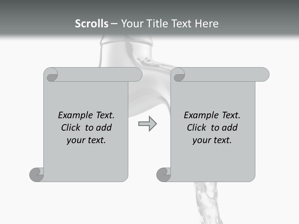 Shiny Metal Tap PowerPoint Template
