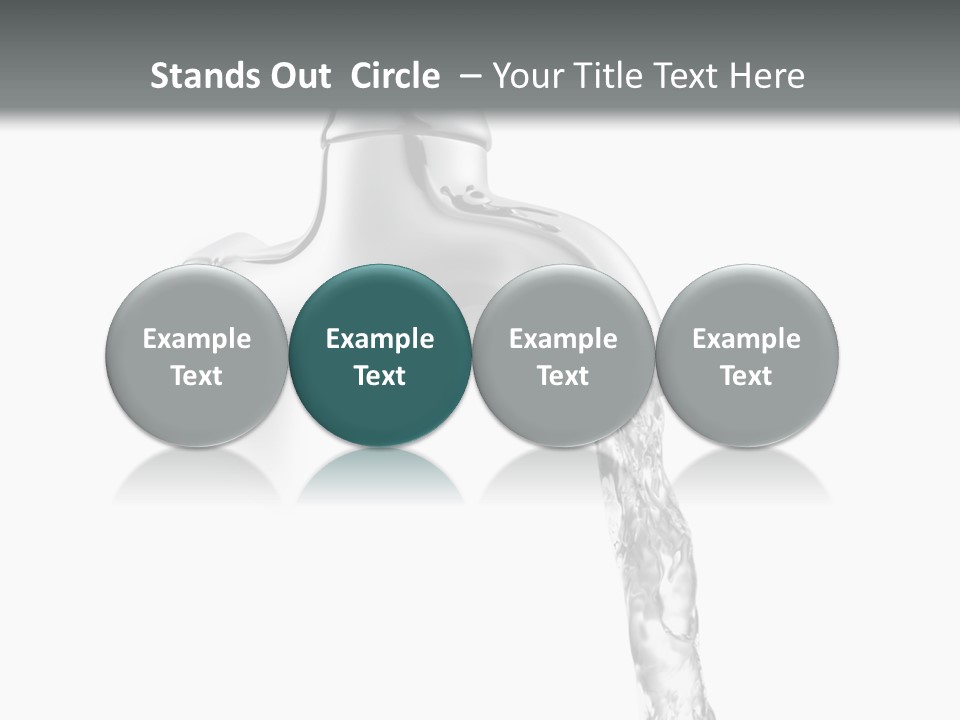 Shiny Metal Tap PowerPoint Template