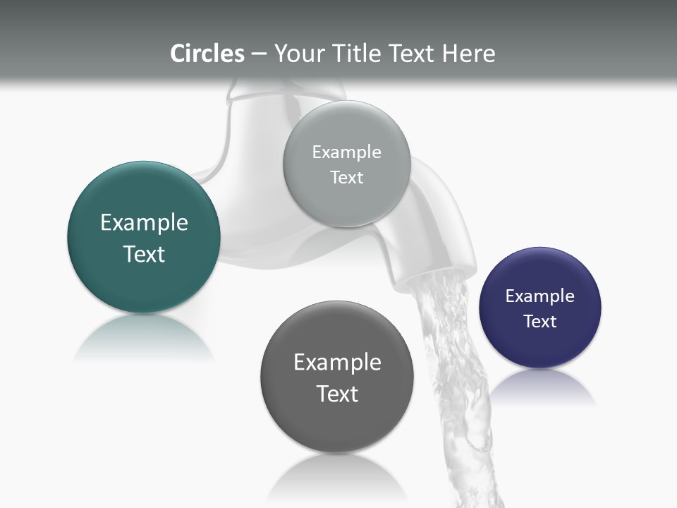 Shiny Metal Tap PowerPoint Template