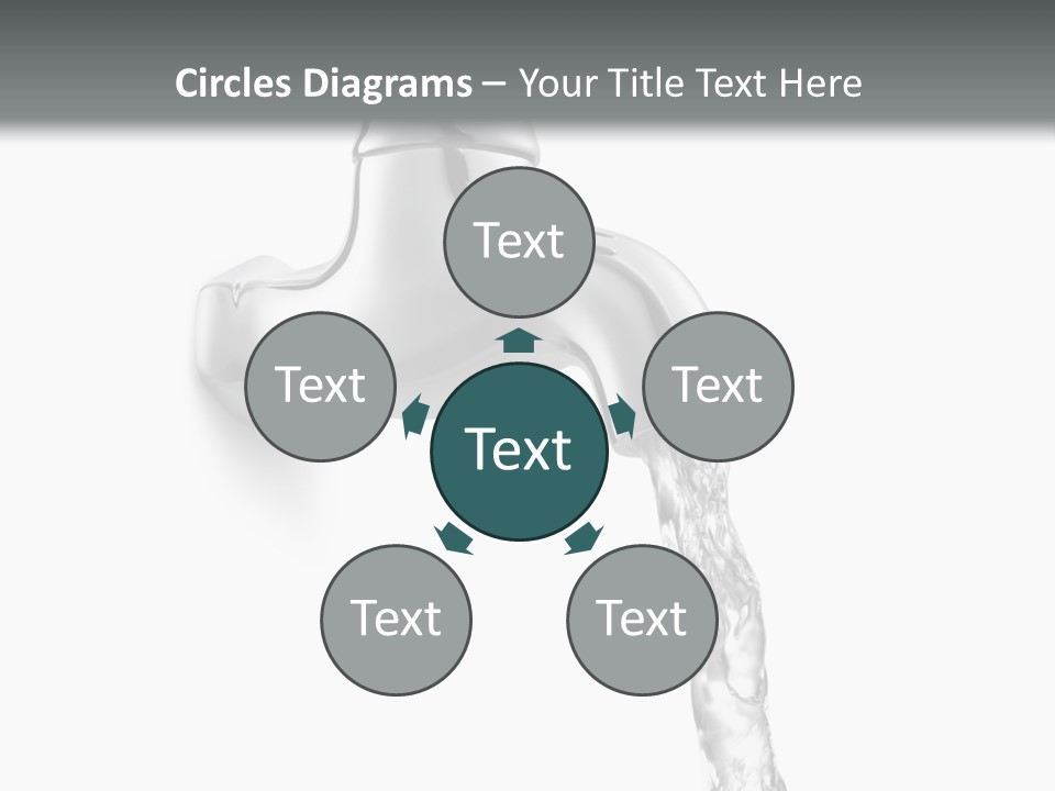 Shiny Metal Tap PowerPoint Template