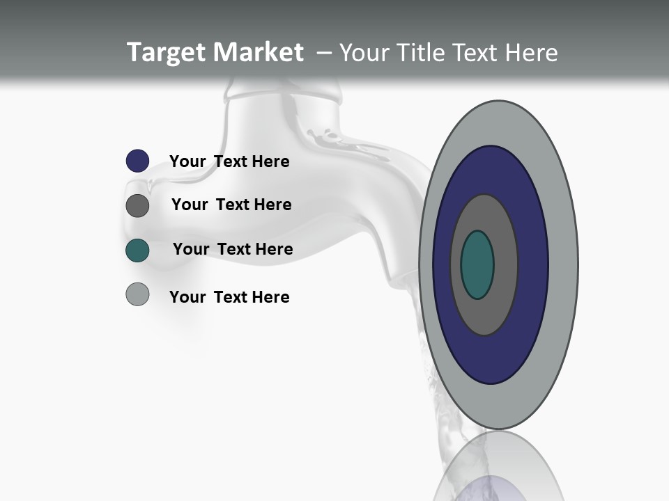 Shiny Metal Tap PowerPoint Template