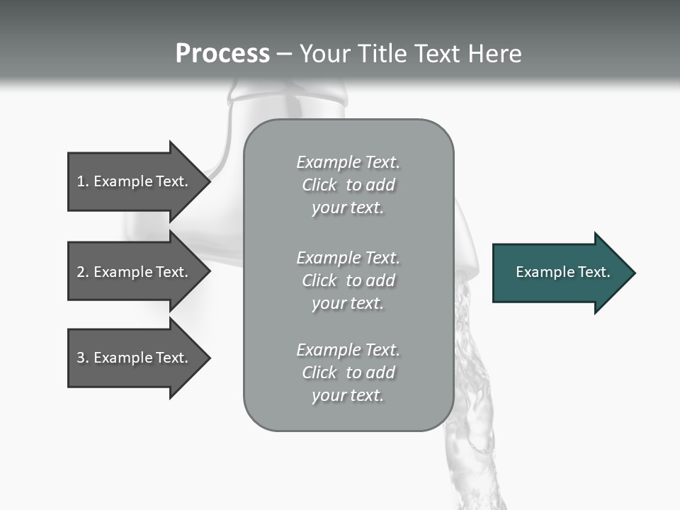 Shiny Metal Tap PowerPoint Template