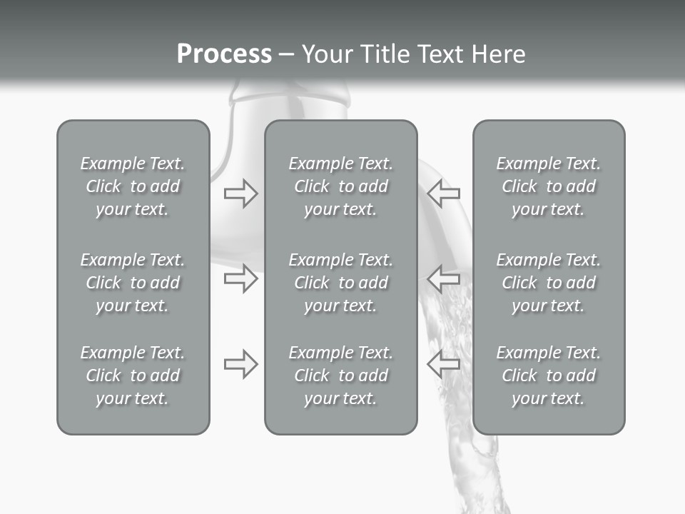 Shiny Metal Tap PowerPoint Template