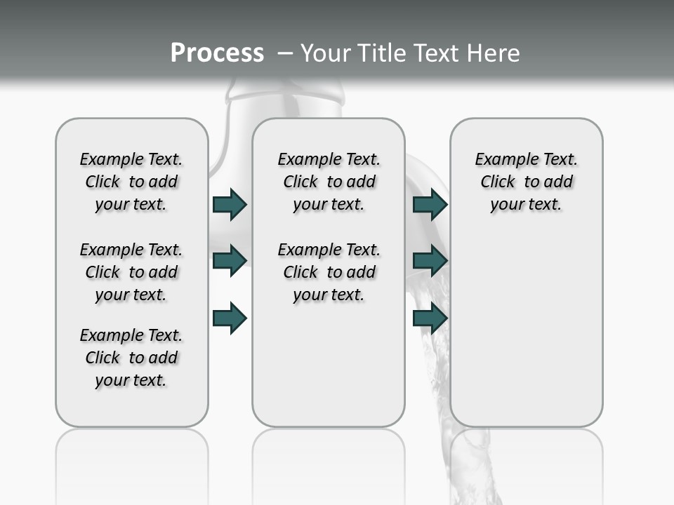 Shiny Metal Tap PowerPoint Template