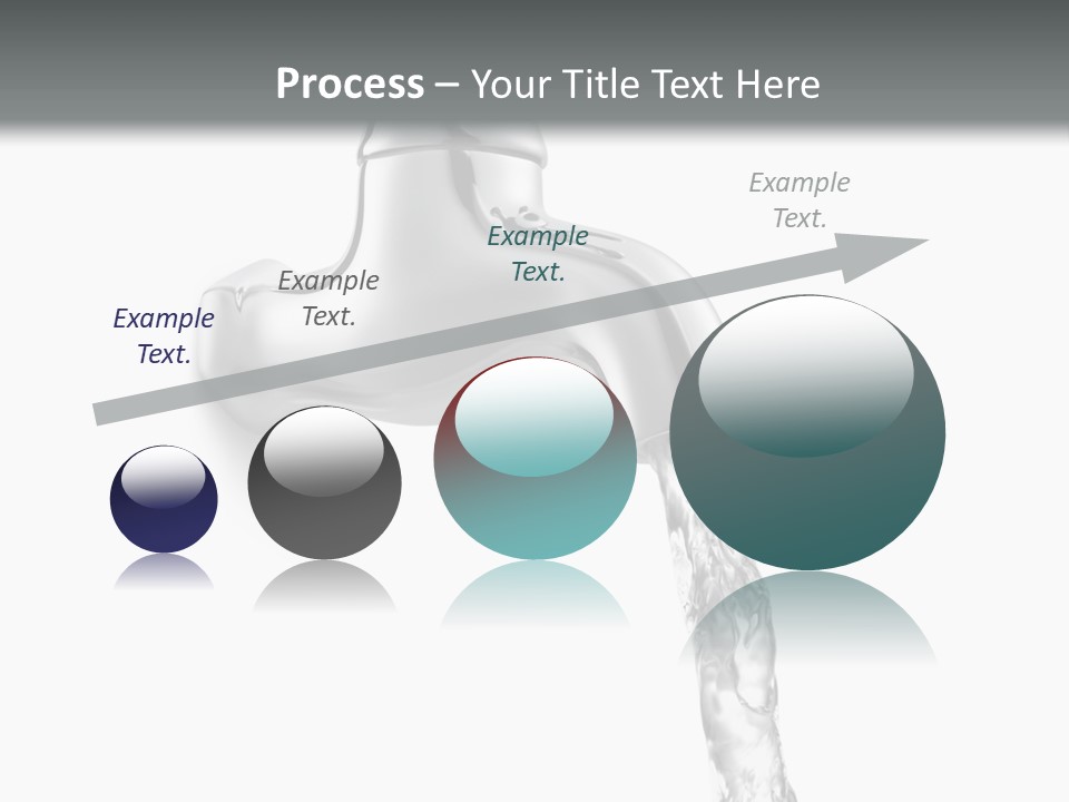 Shiny Metal Tap PowerPoint Template