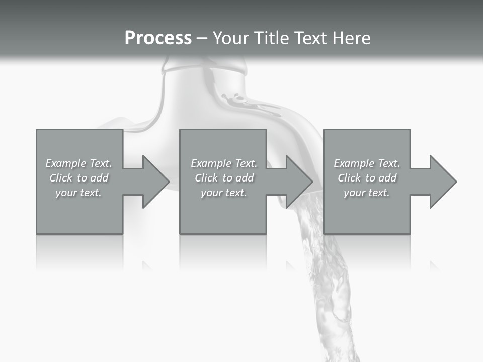 Shiny Metal Tap PowerPoint Template