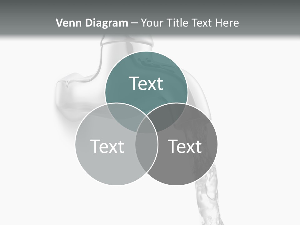 Shiny Metal Tap PowerPoint Template