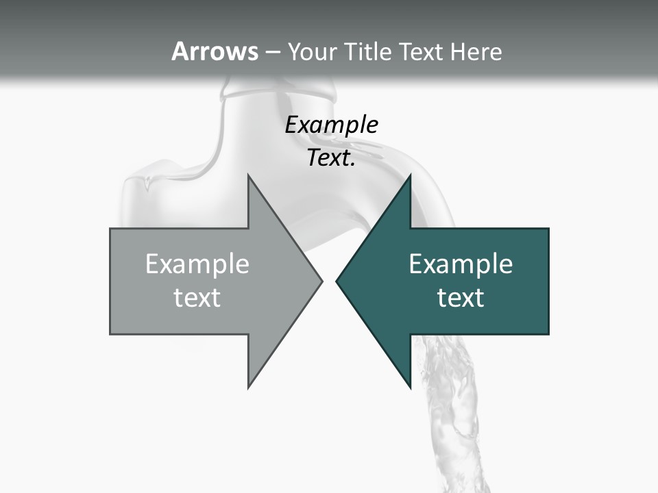 Shiny Metal Tap PowerPoint Template