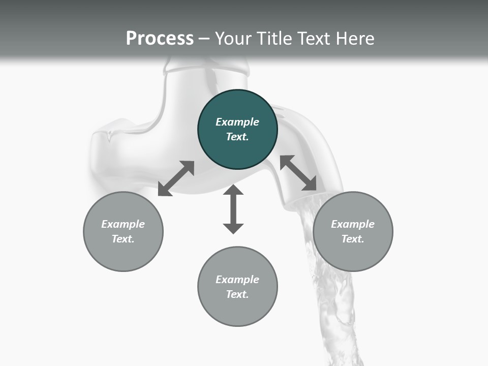 Shiny Metal Tap PowerPoint Template